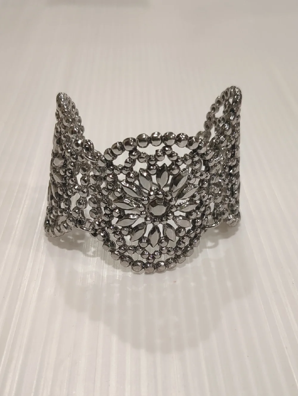 Filigree Cuff Bracelet - Statement Jewelry